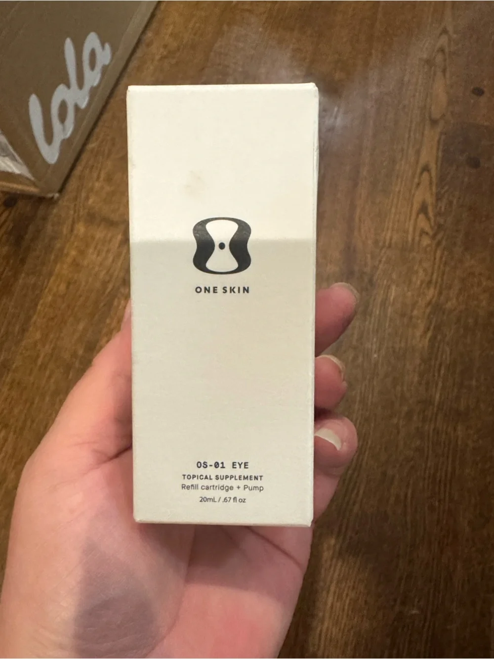 One Skin/OS-01 Eye Topical Supplement Cream Refill Cartridge + Pump/Exp: 02/2028